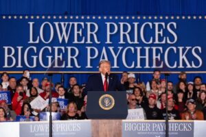 President Trump Touts Inflation Focus In Pennsylvania