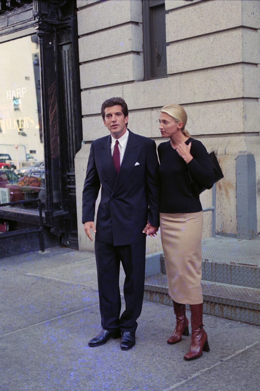 JOHN JOHN KENNEDY AND HIS WIFE CAROLYN IN NEW YORK